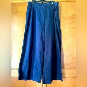 Banana Republic- wide legged linen pants-14